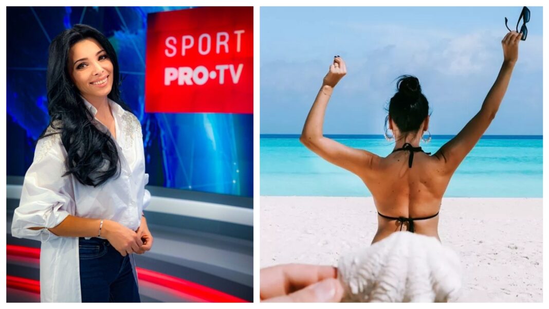 Corina Caragea a renunţat la haine în vacanţa din Maldive