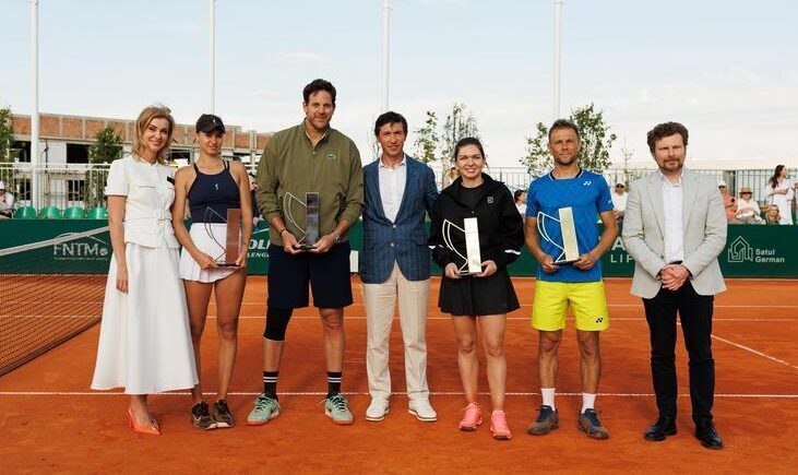 Simona Halep și Juan Martin del Potro au inaugurat Centrul Național de Tenis din Chișinău